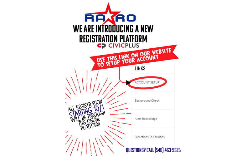 New Registration Platform